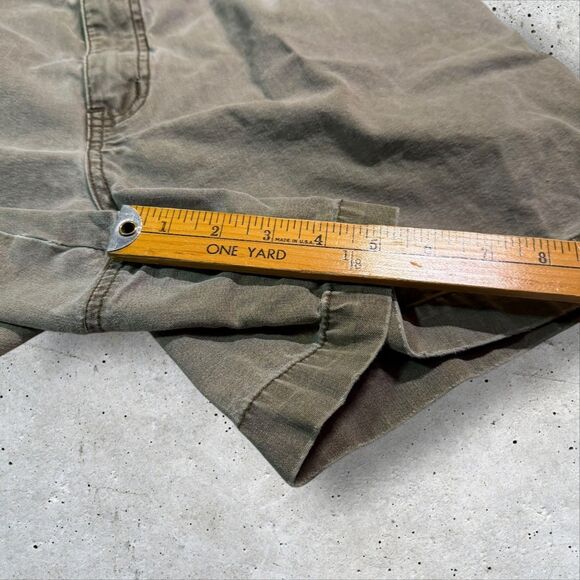 Royal Robbins 100% Cotton Hiking Shorts Women’s Sz 14 Vintage Olive Green - Picture 9 of 10